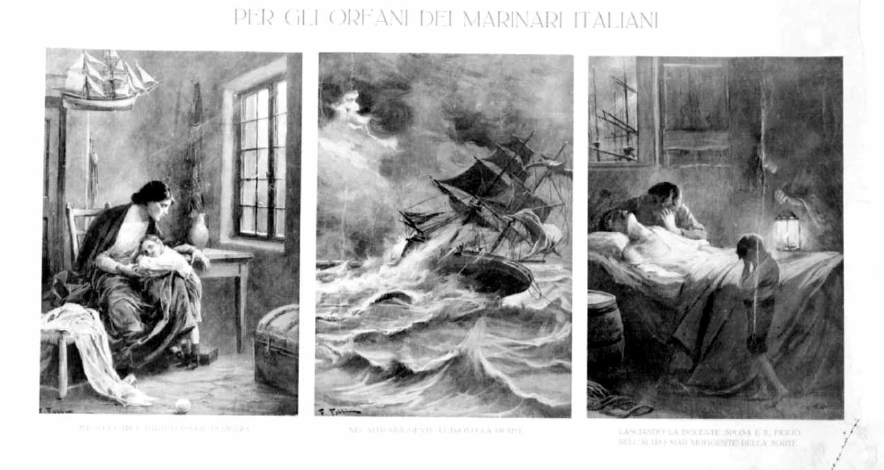 Episodi della vita del marinaio - Convento santa Croce, Firenze